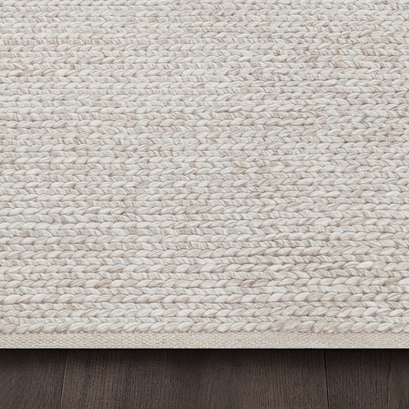Ben Soleimani Performance Braided New Zealand Wool Hand Woven Rug.