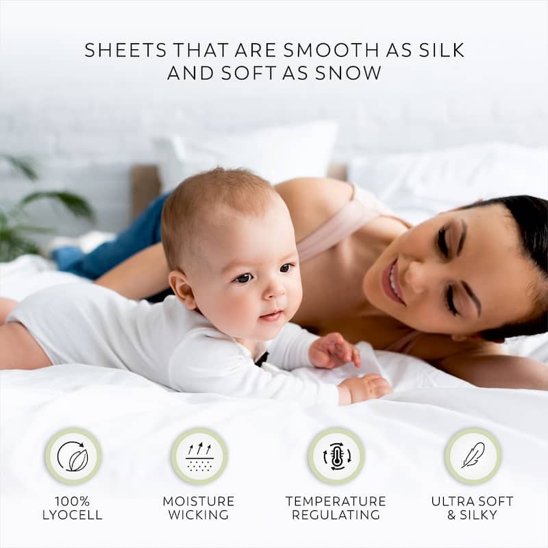 Aireolux 500TC Finest Lyocell Ultra Soft Sheet Set