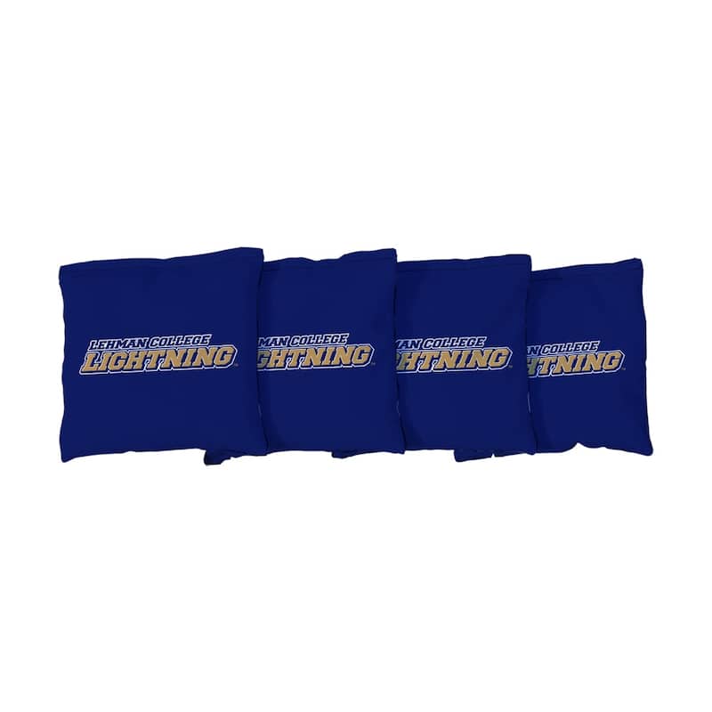 Lehman Lightning Blue Cornhole Bags - All-Weather Resin Filled
