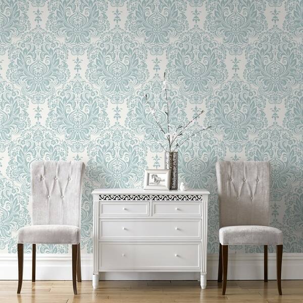 Graham and Brown 20-926 Melody Damask Vinyl Non-Pasted Wallpaper from the Palais Collection - Overstock - 16906009 Graham and Brown 20-926 Melody Damask Vinyl Non-Pasted Wallpaper from the Palais Collection - Overstock - 16906009