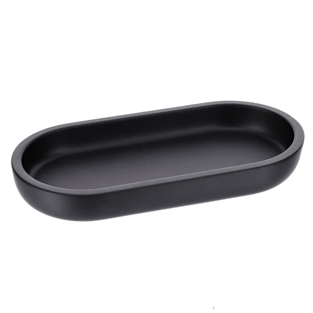 Oval Bathroom Tray - 7.75"L x 3.75"W x 1"H