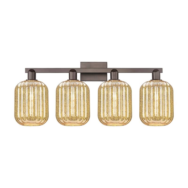Innovations Lighting 716-4W-14-36 Preston Vanity Preston 4 Light 36" - Oil Rubbed Bronze / Mercury