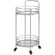 preview thumbnail 24 of 28, FirsTime & Co. Joliet Round Metal Bar Cart