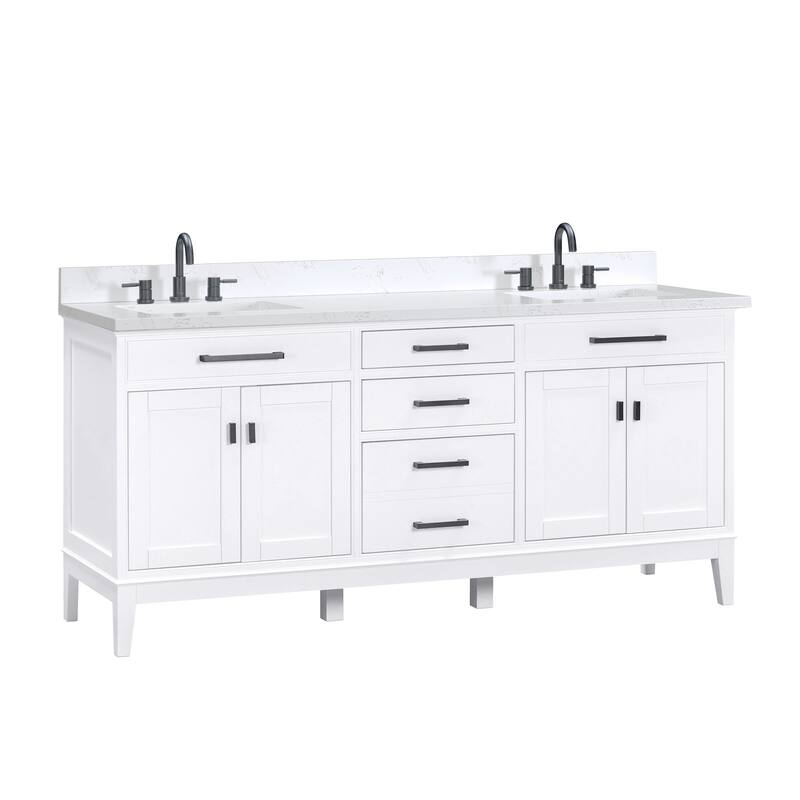 Avanity MADISON-VS73-E Madison 72" Free Standing Double Basin Vanity