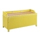 preview thumbnail 12 of 11, Courtnie Beach Aluminum Outdoor Poolside Storage Bench by Furniture of America