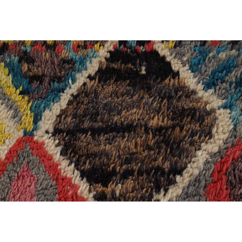 Trellis Plush Moroccan Area Rug Handmade Wool Carpet - 6'0" x 9'6"