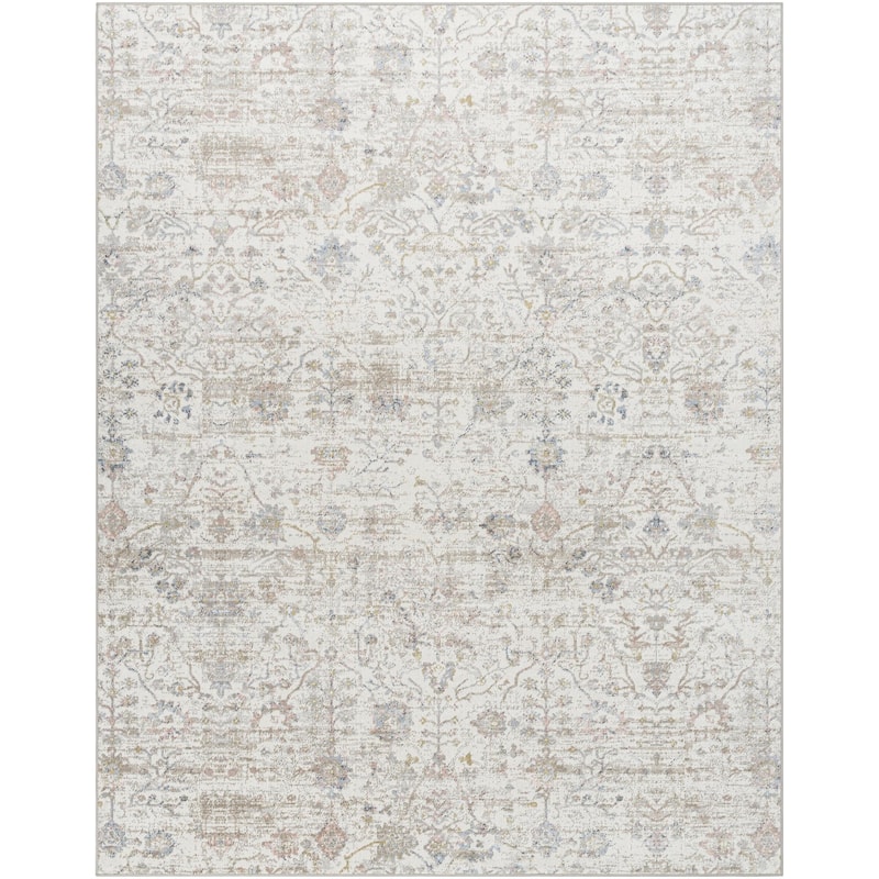 Livabliss Lavadora Transitional Medallion Washable Area Rug