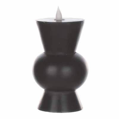 Simplux Designer LED Candle with remote (Set of 2) - Black