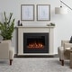 preview thumbnail 2 of 10, Tejon 52" Slim Electric Fireplace in Bone White by Real Flame