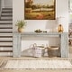 preview thumbnail 34 of 38, Farmhouse Wood 70.9 Inches Extra Long Console Table for Living Room, Hallway