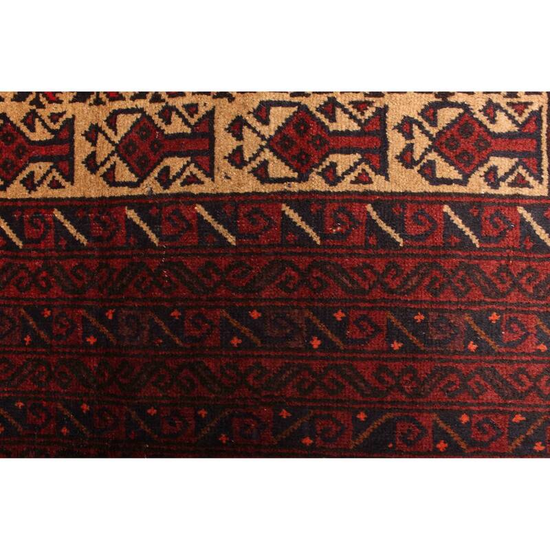 ECARPETGALLERY Hand-knotted Teimani Tan Wool Rug - 3'0 x 5'5