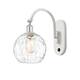Option White and Polished Chrome / Clear Water Glass