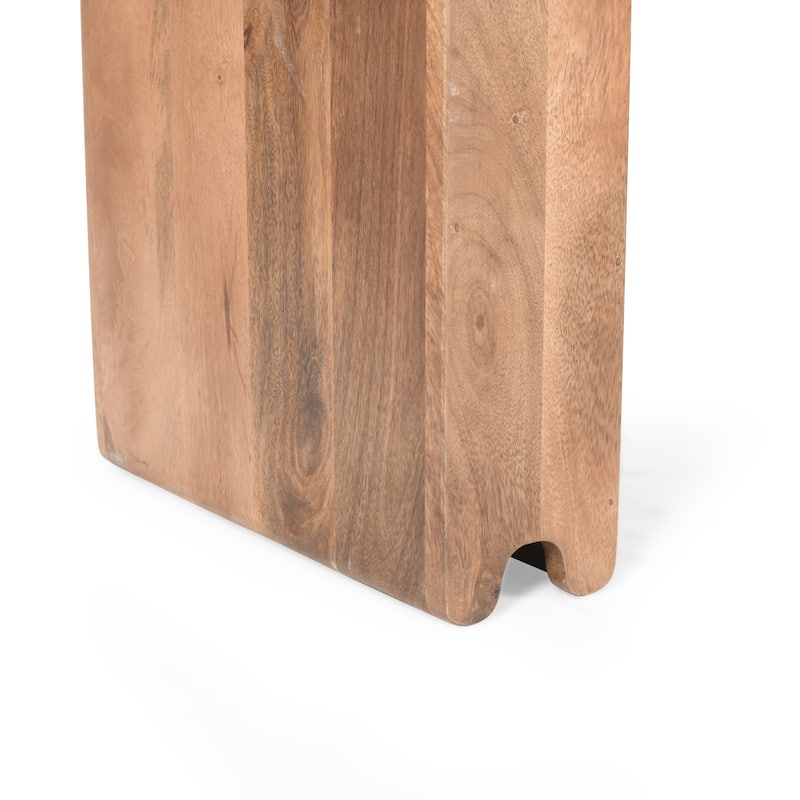 45" Thickened Farmhouse Mango Wood Console Table