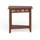 preview thumbnail 9 of 13, Copper Grove Ixia Rustic Oak and Slate Tile Recliner Wedge