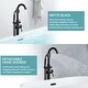 preview thumbnail 18 of 20, Vanityfair Floor Mount Freestanding Bathtub Faucet Tub Filler with Hand Shower
