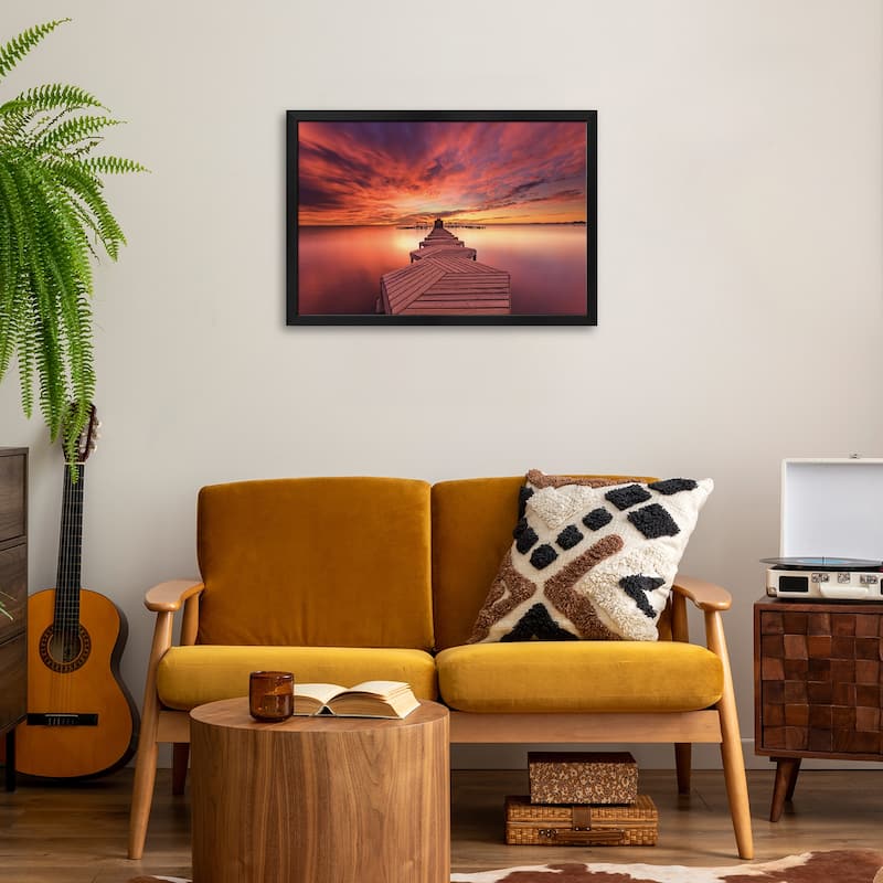 Sunrise At The Spa Premium Framed Poster by Jose Antonio Trivino