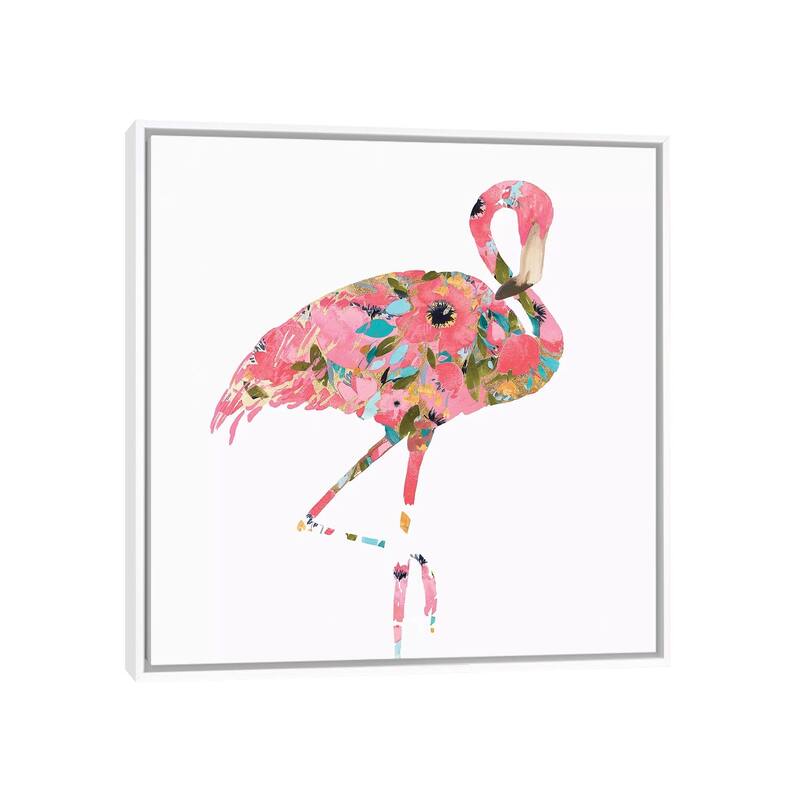 iCanvas "Summer Glow " by Eva Watts Framed Canvas Print - White - 26x26