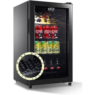 Mini Beverage Refrigerator and Cooler for 120 Cans with Wire Adjustable Shelving for Water Wine for Dorm Office Bar Bed Bath Beyond 40039865