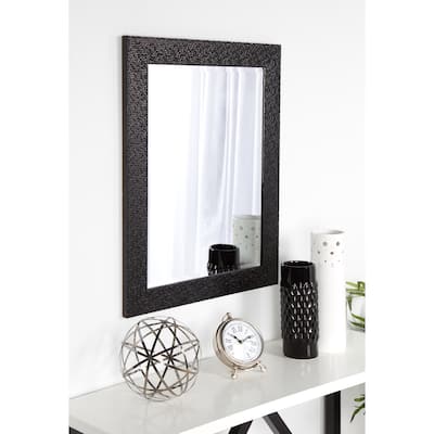 DesignOvation Coolidge Framed Wall Vanity Beveled Mirror