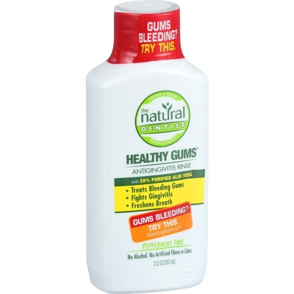Natural Dentist Anti Gingivitis Rinse - Healthy Gums - Peppermint Twist - 2 oz
