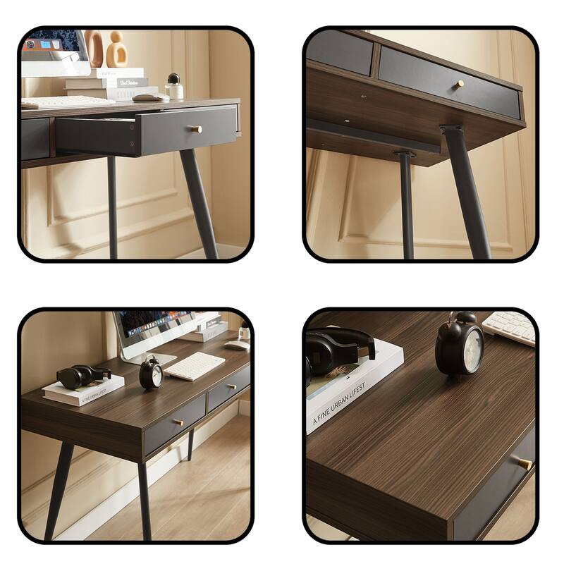 Mid Century Desk, Modern Writing Study Desk
