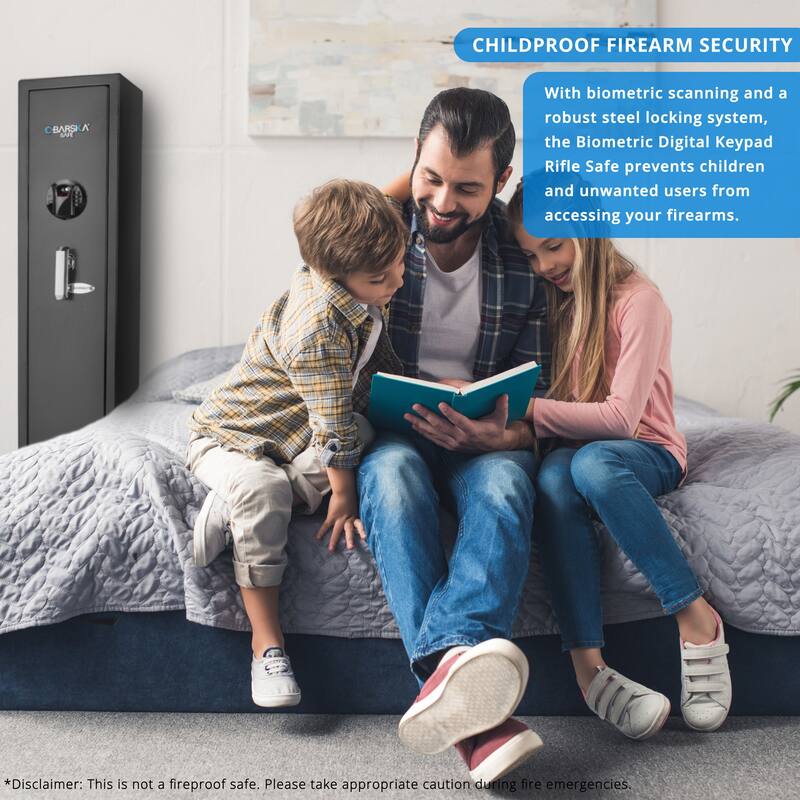 1.83 Cu Ft Biometric Keypad Rifle Safe