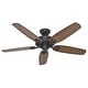 preview thumbnail 2 of 28, Hunter 52" Builder Elite Ceiling Fan w/Pull Chains - Traditional, Casual, Transitional