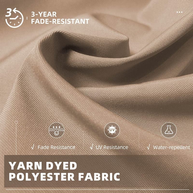 PURPLE LEAF 9 ft 360 Degree Rotation Patio Umbrella With Base