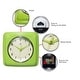 preview thumbnail 18 of 63, Infinity Instruments Retro 9.25-inch Square Wall Clock - 9.25 x 1.875 x 9.5