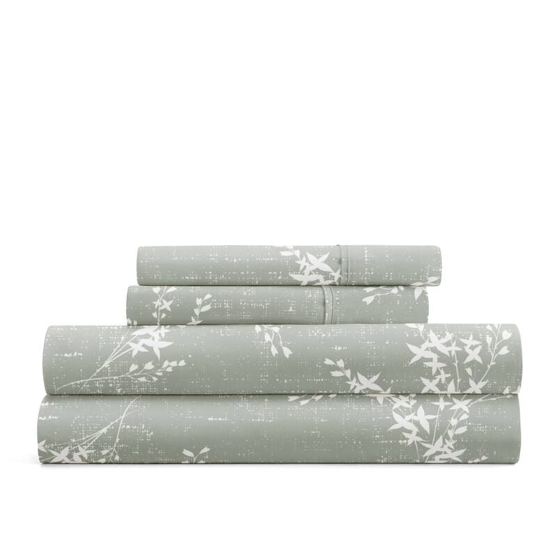 Delicate Details Patterned Ultra-Soft Bed Sheet Sets