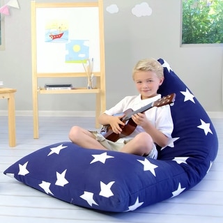 Tadpoles Beanbag Cover - Navy W/ Stars