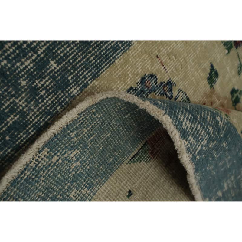 Hand Knotted Oriental 100% Wool Carpet Transitional Floral Beige & Ivories Anatolian Area Rug - 6' 4'' X 3' 6''