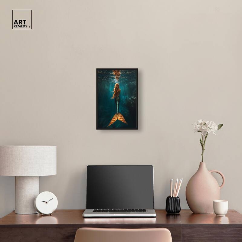 Mermaid Day Canvas by Art Remedy