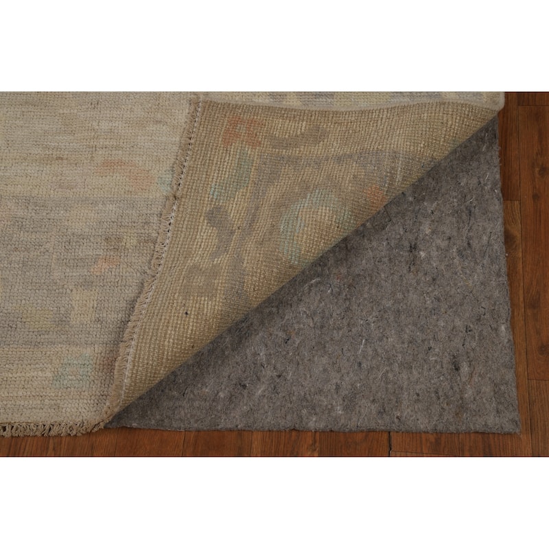 Oushak Turkish Area Rug Hand-Knotted Wool Carpet - 7'9"x 9'11"
