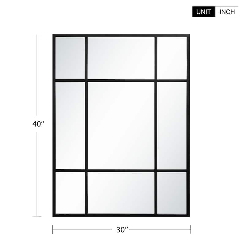 Window Mirror Iron Mirror Wall Mirror