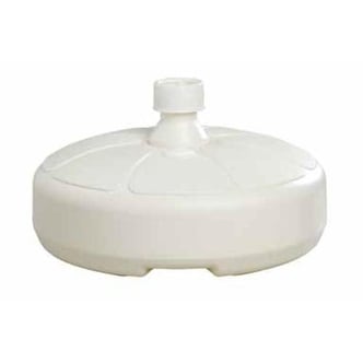 Adams 8129-48-3750 Resin Umbrella Base, 14.5" x 5.5", White