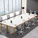 preview thumbnail 9 of 49, 6.5FT Conference Meeting Seminar Business Table Set for 16-20 Person (Set of 6)