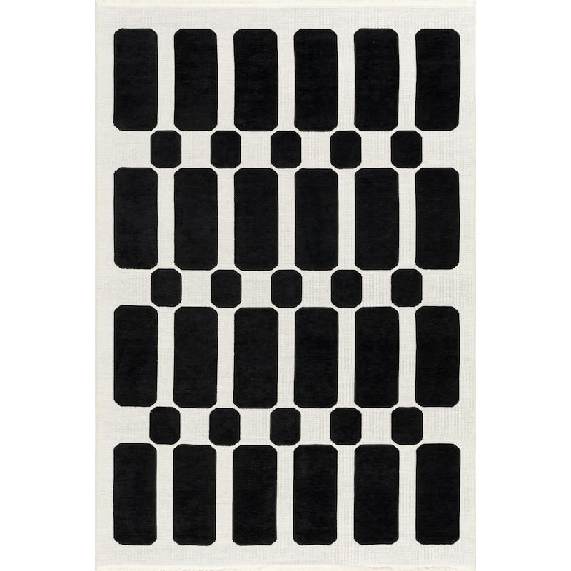 Nuloom Rashana SuperioWash Geometric Reversible Machine Washable Area Rug
