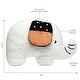 preview thumbnail 3 of 4, Lambs & Ivy Patchwork Jungle Pillow Plush White Elephant Stuffed Animal Toy