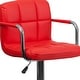 preview thumbnail 37 of 103, Quilted Vinyl Adjustable Chrome Bar Stool (Set of 2)