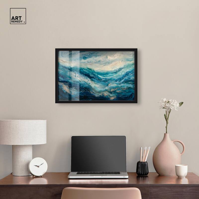 Jeweled Waters Shadowbox by Art Remedy