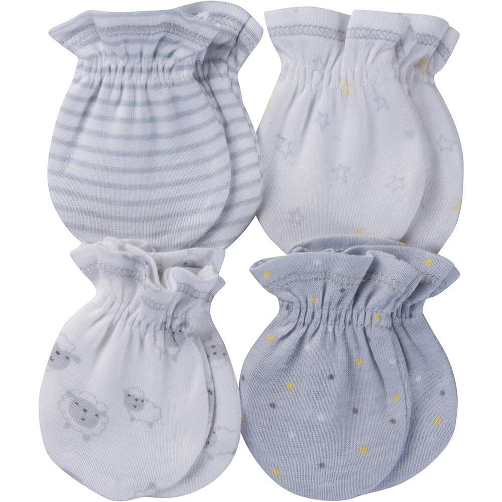 Shop Gerber Baby Neutral Unisex 4 Pack Mittens Accessory Lil