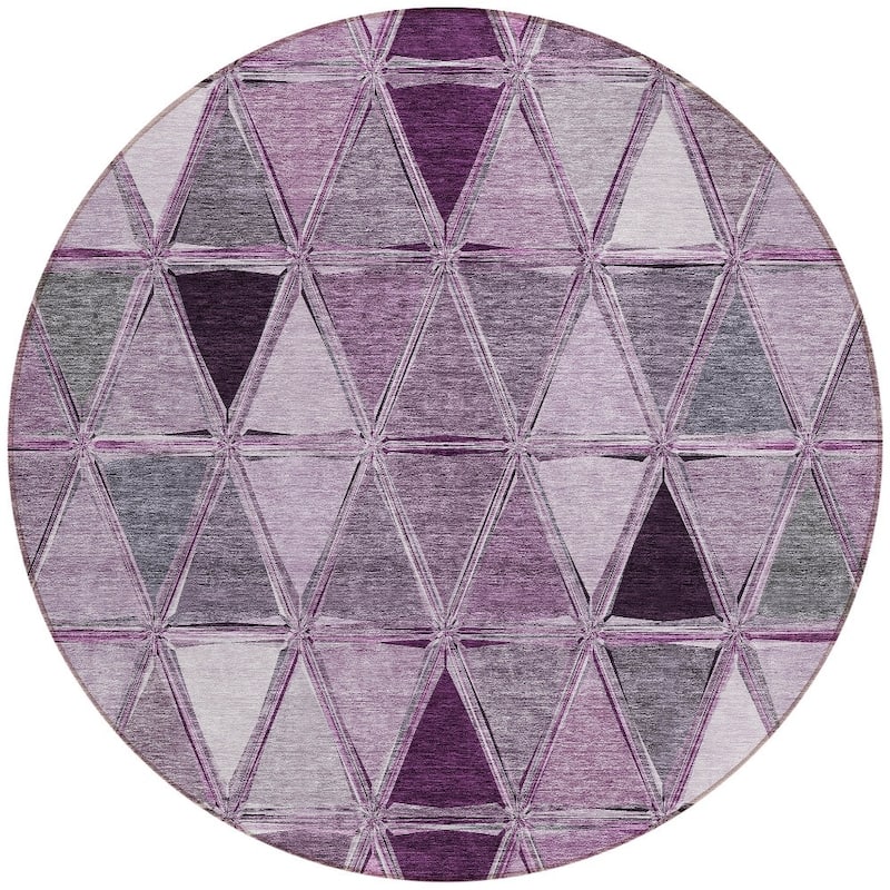 HomeRoots Geometric Transitional Rectangle Outdoor Rug