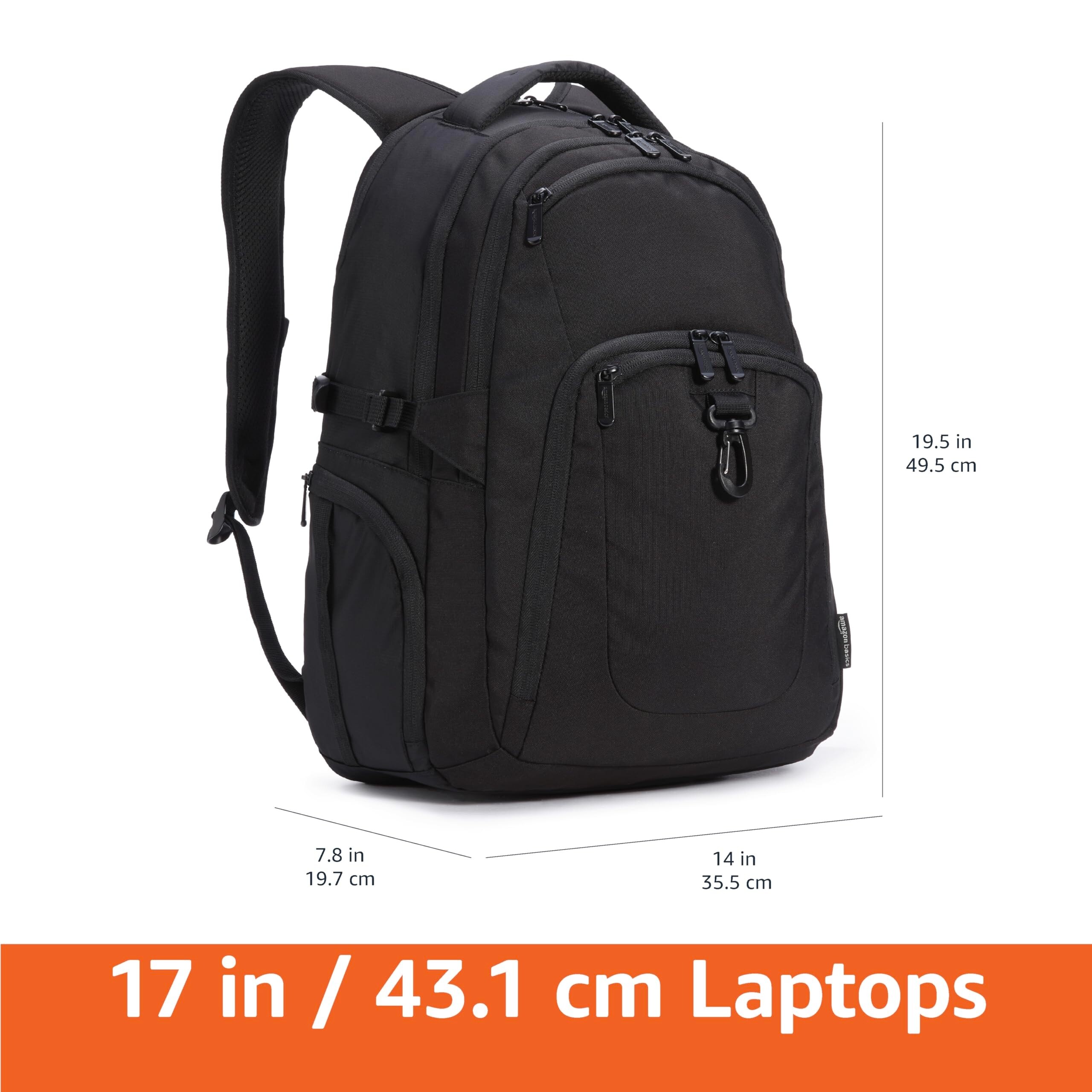 Travel Laptop Backpack 17 inch Laptop, Black - Bed Bath & Beyond - 42714329