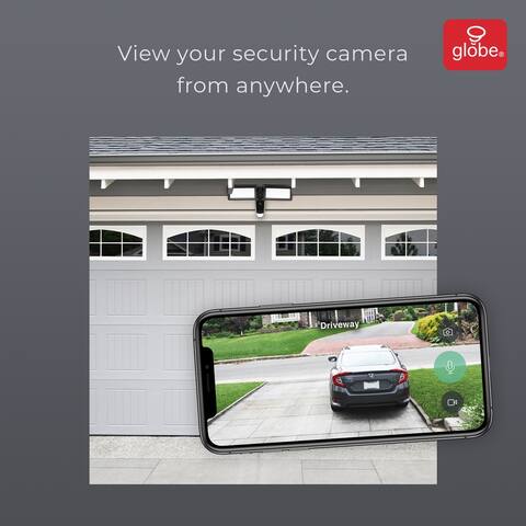 Wi-Fi Smart 24 Watt Security Light with Camera - one size