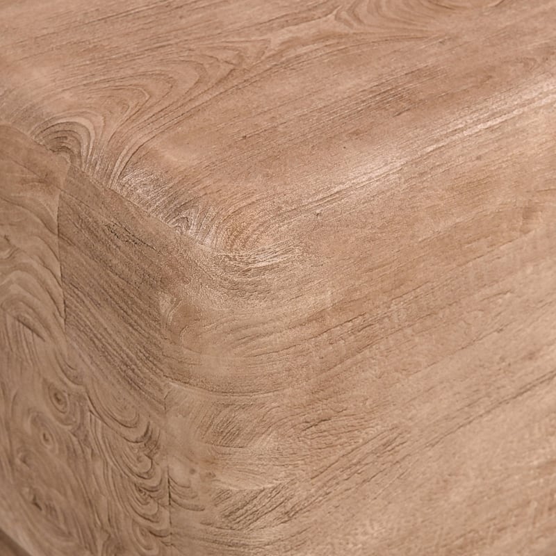 Bruno Modern Mango Wood Square End Table