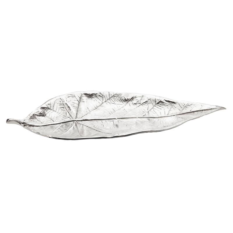 Nickel Leaf Tray 2.5x8.75x2 Bed Bath & Beyond 36183599