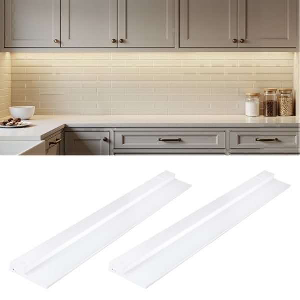2 Pack 24W 5CCT LED Under Cabinet Lighting