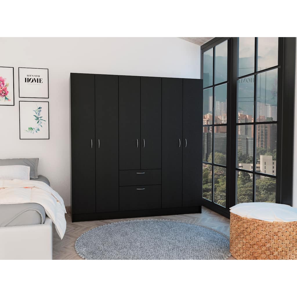 FM Furniture Guajira Six Door Armoire and Three Cabinets
