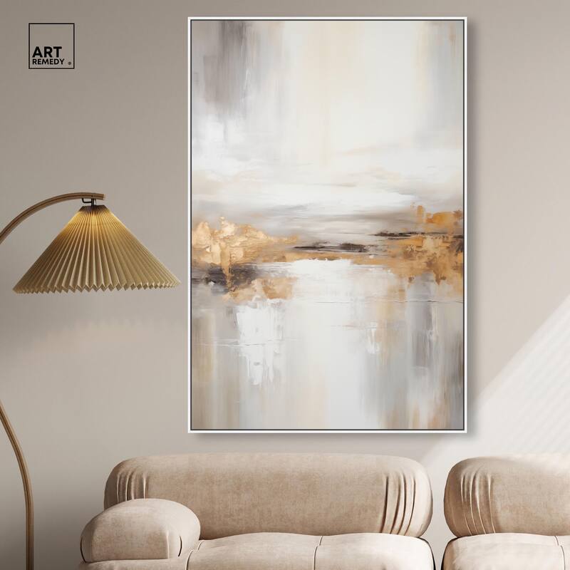 Gold Dust II Canvas by Art Remedy